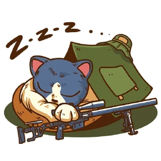 Sticker Military cats Lobaev Arms - 4