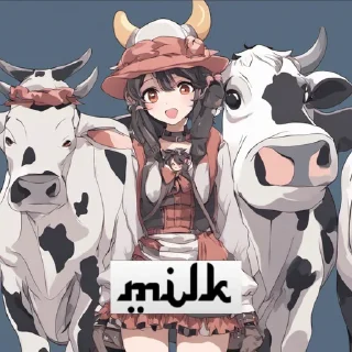 Стикер Milk_token - 1