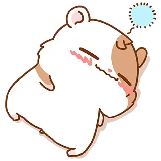 Sticker Милый хомяк @nyasticks - 11