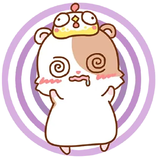 Sticker Милый хомяк @nyasticks - 8