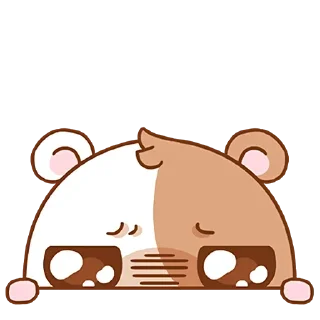 Sticker Милый хомяк @nyasticks - 2