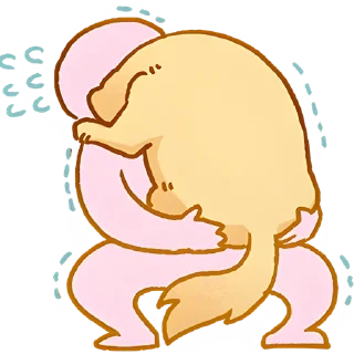 Sticker Милый ретривер @Nyasticks - 10