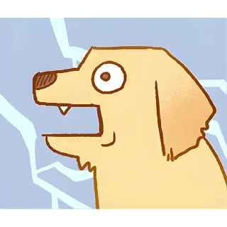 Sticker Милый ретривер @Nyasticks - 6