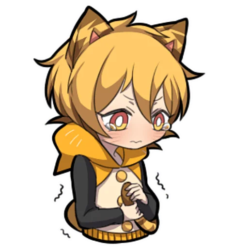 Стикер Милый тигрёнок @nyasticks - 1