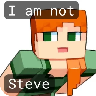 Стикер Минекрафт - 4