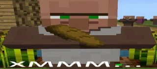 Стикер Minecraft | by @uffchat - 7