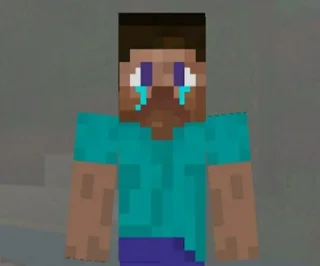 Стикер Minecraft | by @uffchat - 1