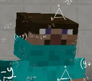 Sticker Майнкрафт Шера - 4