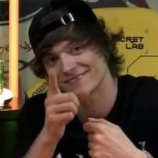 person human face text