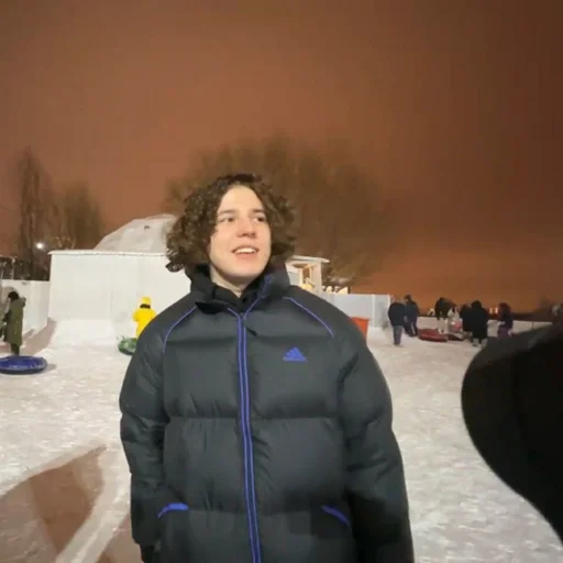 person winter outdoor