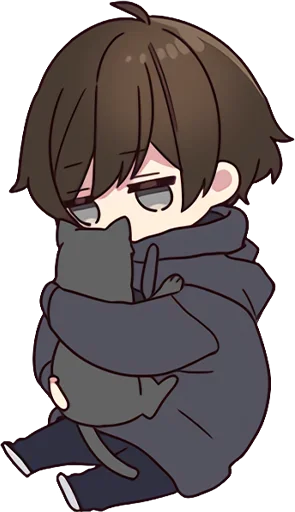 Стикер Менхера-кун 5 @nyasticks - 11