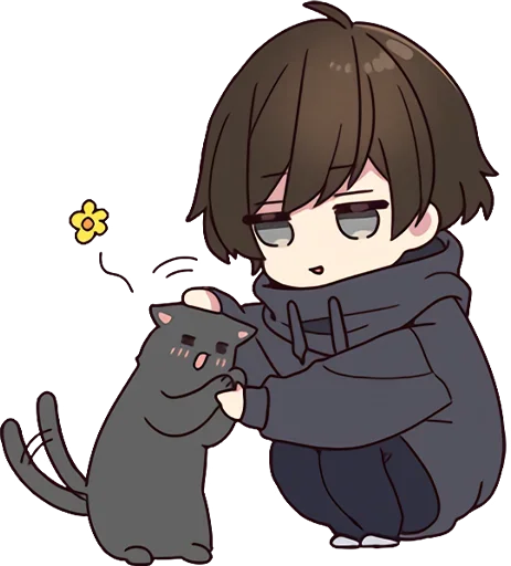 Стикер Менхера-кун 5 @nyasticks - 9