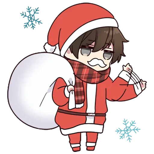 Стикер Менхера-кун 5 @nyasticks - 8