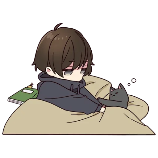 Стикер Менхера-кун 5 @nyasticks - 3