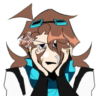 Sticker У Лололошки проблемы с общениям - 2