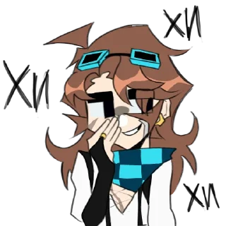 Sticker У Лололошки проблемы с общениям - 11