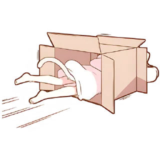 Стикер Мининеко-чан @Nyasticks - 4