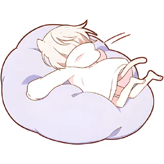 Стикер Мининеко-чан @Nyasticks - 10