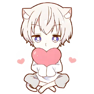 Стикер Мининеко-кун @Nyasticks - 10