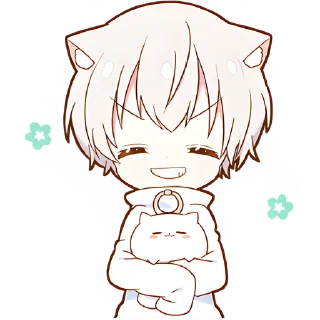 Стикер Мининеко-кун @Nyasticks - 6