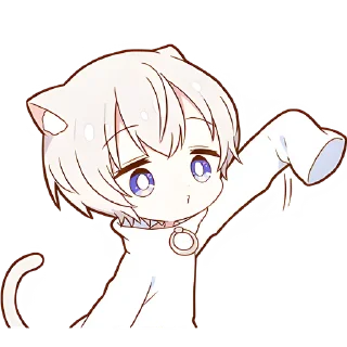 Стикер Мининеко-кун @Nyasticks - 5