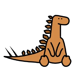 Стикер Mini_saurus by @TimofeiKomogortsev - 7