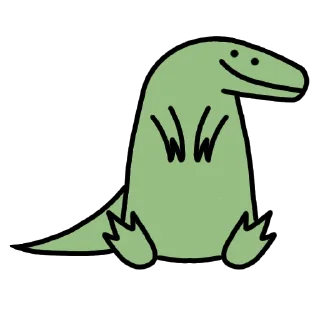 Стикер Mini_saurus by @TimofeiKomogortsev - 2