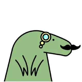 Стикер Mini_saurus by @TimofeiKomogortsev - 4