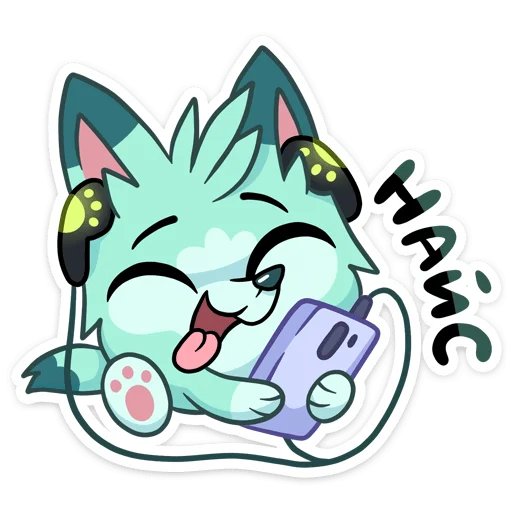 Стикер Минт @nyasticks - 5