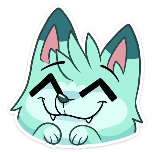 Стикер Минт @nyasticks - 2