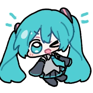 Стикер 初音ミク(みらつ) - 3