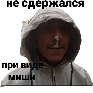 Sticker Миша дятел - 10