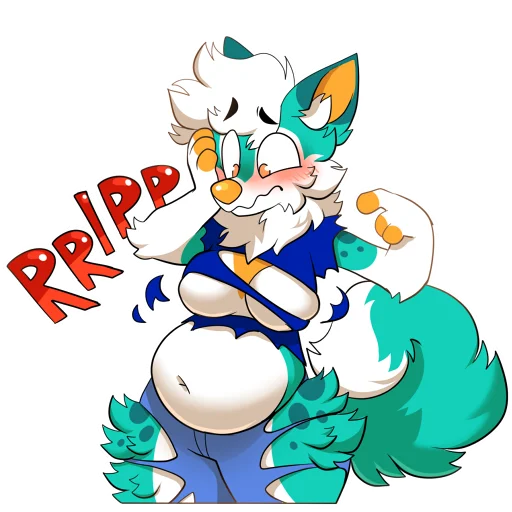 Sticker Mishkawolf - 1