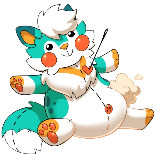 Sticker Mishkawolf - 1