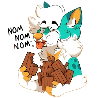 Sticker Mishka 2.0 @Mishkawolf - 9