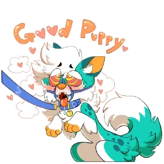 Sticker Mishka 2.0 @Mishkawolf - 2