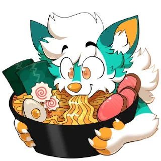 Sticker Mishka 2.0 @Mishkawolf - 8