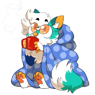 Sticker Mishka 2.0 @Mishkawolf - 11