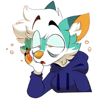 Sticker Mishka wolf (@mishkawolf) - 1