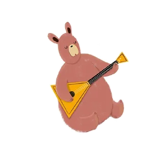 Sticker Mishutka - 1