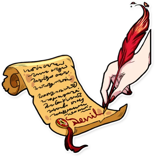 рисование СМС почерк