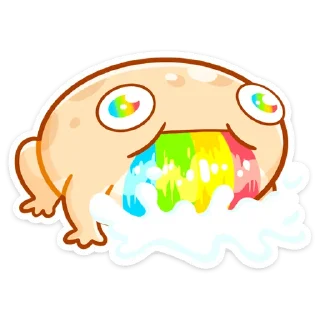 Стикер Мистер Жабка by @stickers_from_vk - 9