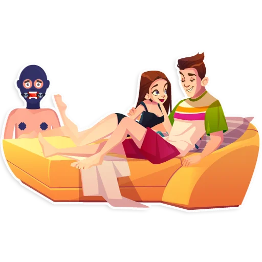 cartoon smile human face