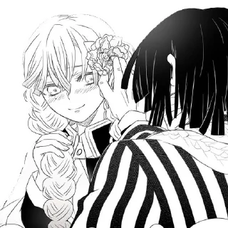 Sticker Mitsuri x Obanai - 8