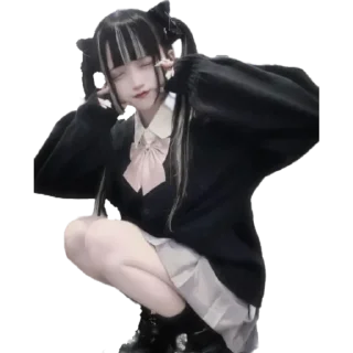 Стикер MiuMio 〜＞ ̫＜ᕷ @jiraitabl3tki - 10