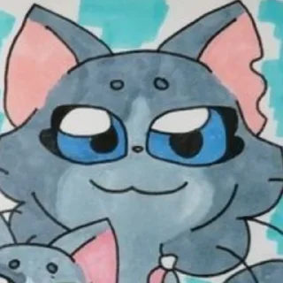 Sticker Котомикс.Average. - 5