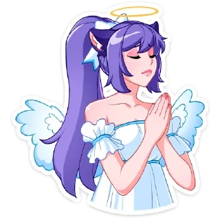 Стикер Мия by @offstikbot - 3