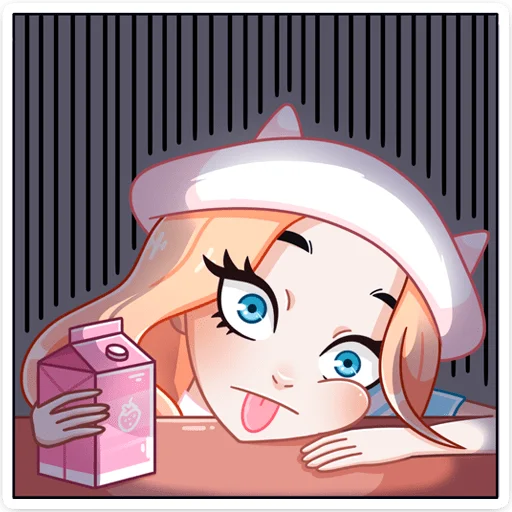 Sticker Миён @nyasticks - 6