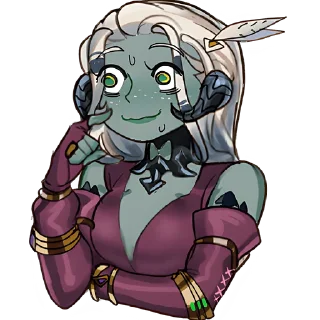 Стикер Зиний @Nyasticks - 9