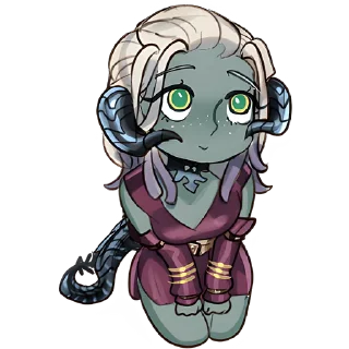 Стикер Зиний @Nyasticks - 1